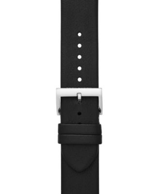 美しい時計★TORY BURCH Classic-T Black Leather Strap Watch Tory Burch Women's Gold-Tone Logo Black Leather Strap Watch