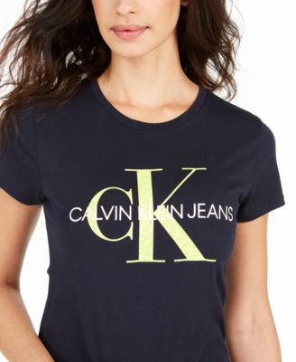 Calvin Klein Jeans Monogram Logo-Graphic T-Shirt
