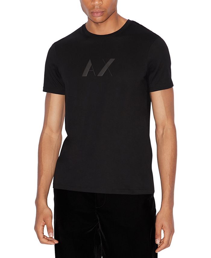 A|X Armani Exchange Men's Slim-Fit Marquee Logo T-Shirt & Reviews - T ...