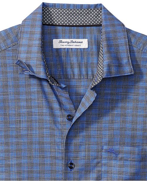 Tommy Bahama Men S Newport Coast Cimarron Classic Fit Islandzone Temperature Regulating Check Shirt Reviews Casual Button Down Shirts Men Macy S