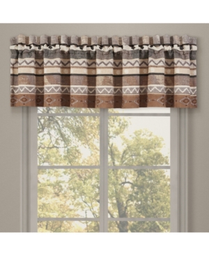 J Queen New York Timber Straight Window Valance Bedding In Gold