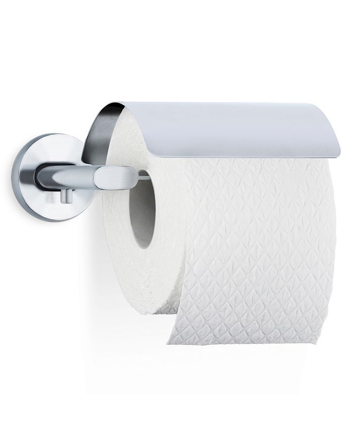 blomus - Wall Mounted Toilet Paper Holder With Cover - Areo