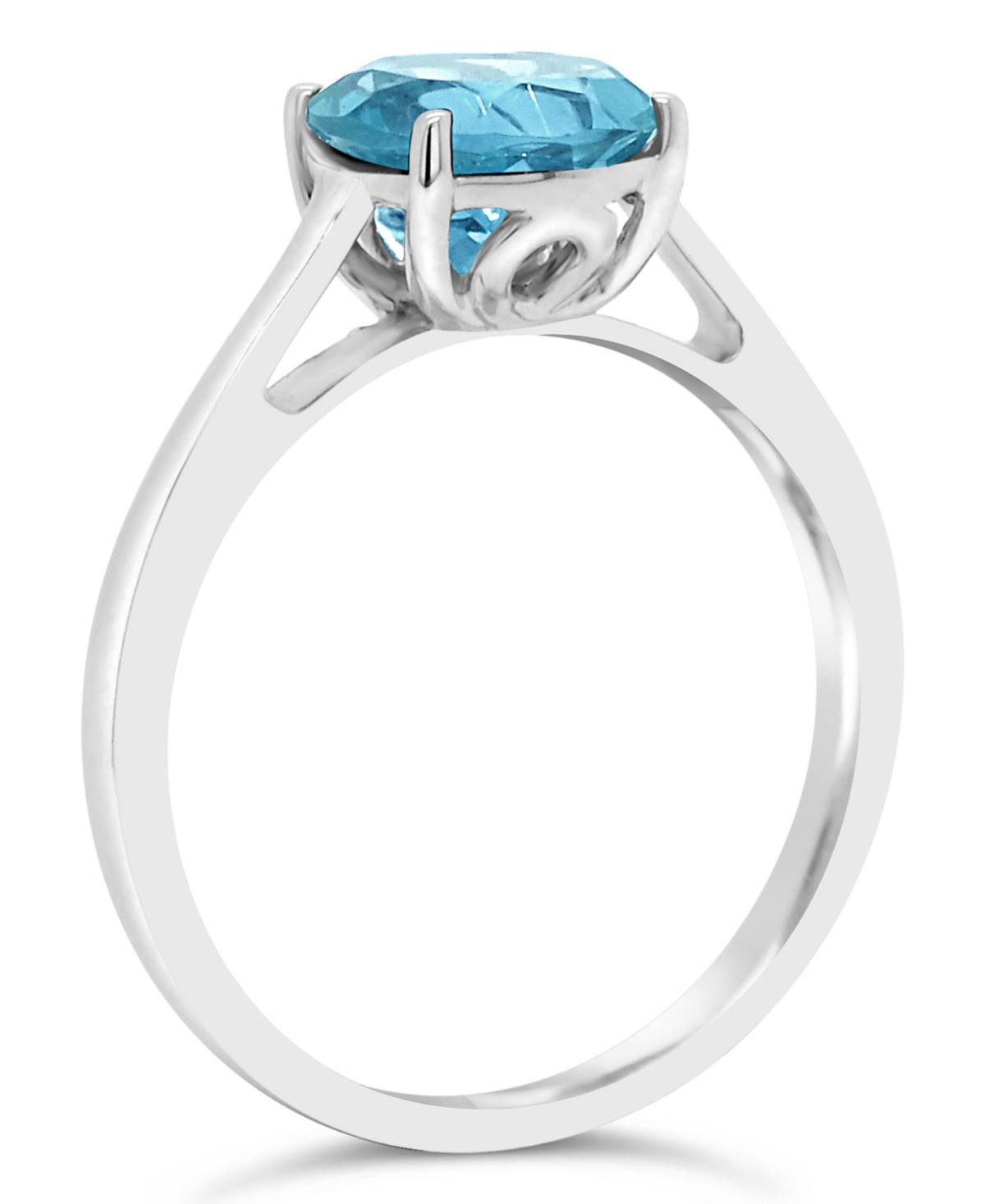 Amethyst (1-3/4 ct. t.w.) Ring in Sterling Silver. Also Available in Sky(2-3/8 ct. t.w.) and Rose Quartz (1-9/10 ct. t.w.) - Blue Topaz