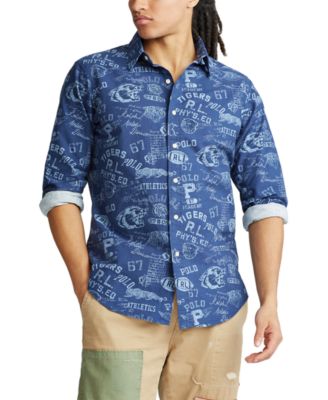 macy's polo button down shirts