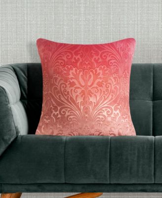 Embossed Velvet Decorative Pillow, 20" x 20"
