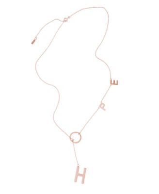 ADORNIA - Hope Lariat Necklace