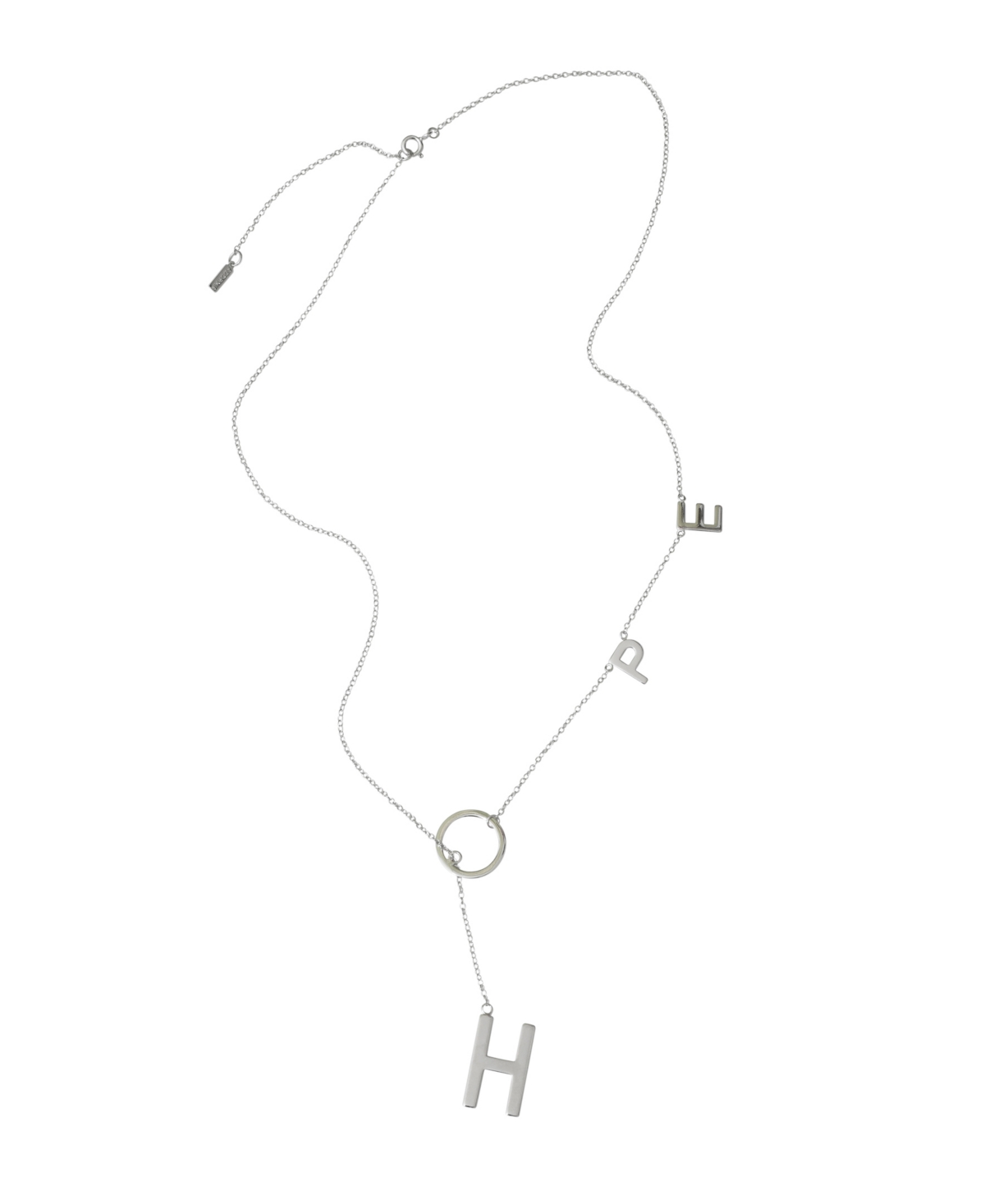 Adornia Hope Lariat Necklace