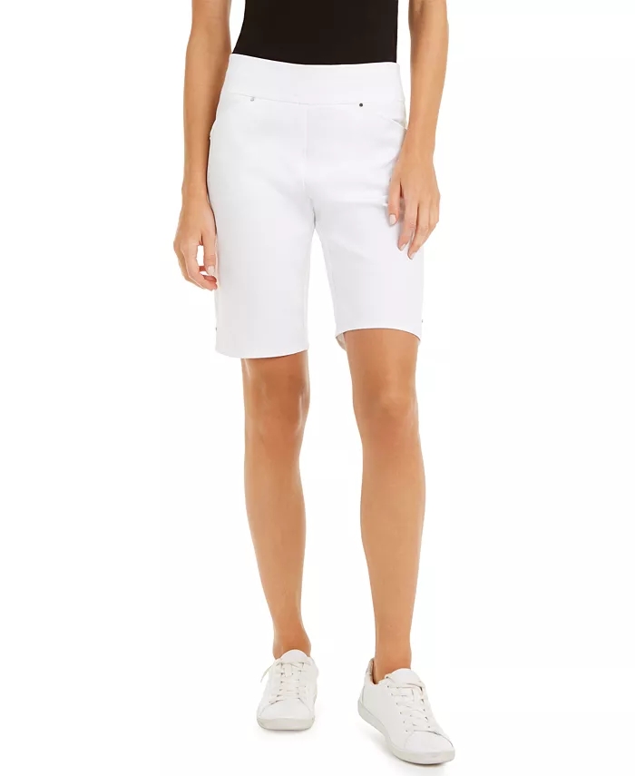 Women's Mid-Rise Pull-On Bermuda Shorts - thumbnail 9