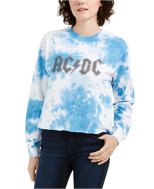 True Vintage Acdc Tie Dye Top Reviews Tops Juniors Macy S