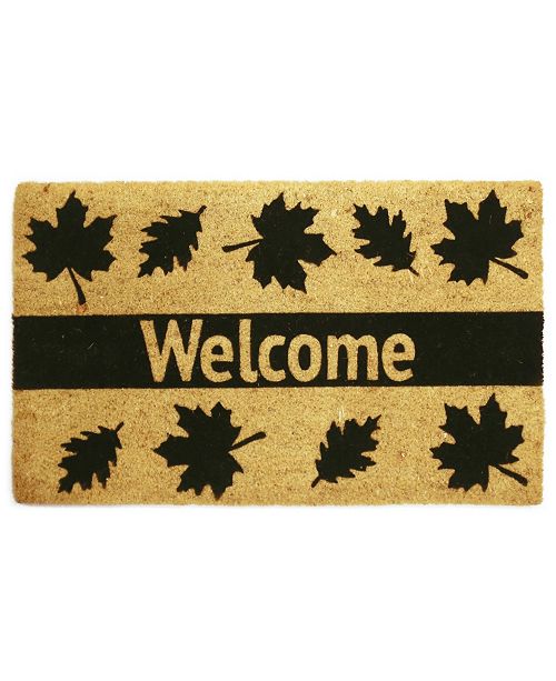 Gardenpath Welcome Leaves Coir Door Mat Reviews Home Macy S