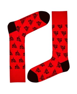 red dress socks