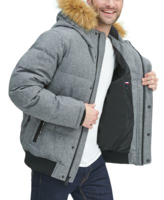 tommy hilfiger short snorkel coat