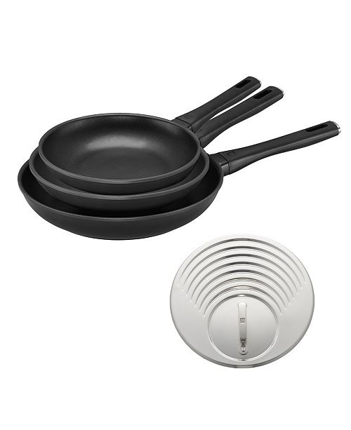 J.A. Henckels Zwilling Madura Plus 4Pc. Fry Pan Set with Universal Lid & Reviews Cookware