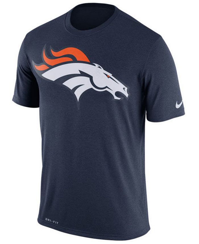 Nike Men's Denver Broncos Legend Logo Essential 3 T-Shirt - Macy's