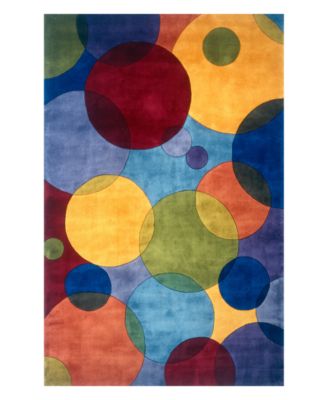 Momeni Area Rug, Perspective NW-37 Circles 8' x 11'