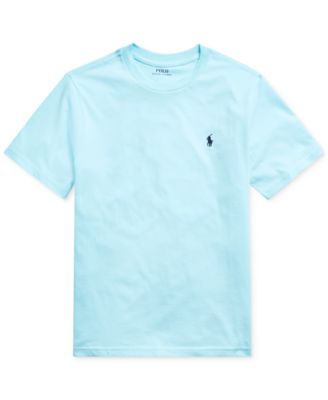 cotton jersey crewneck tee polo