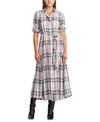 macys plaid dress