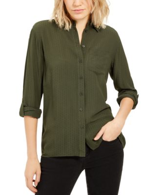 macys michael kors petite tops