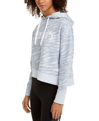 Calvin Klein Zebra-Print Logo Hoodie