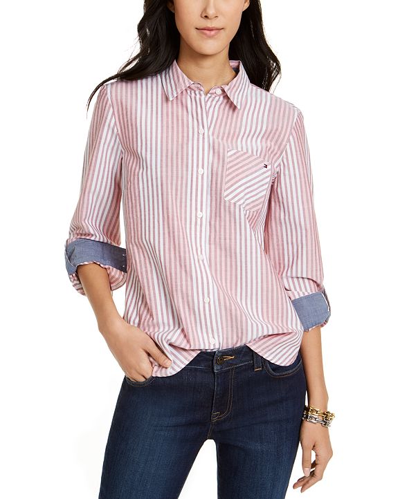 tommy hilfiger chambray shirt