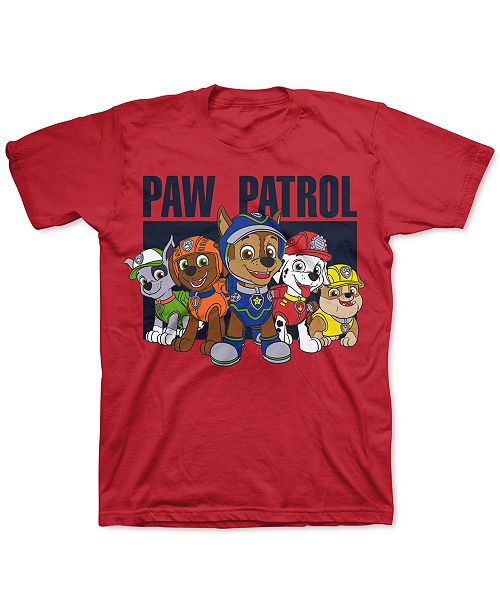 Jem Nickelodeon S Paw Patrol Print Cotton T Shirt Little Boys