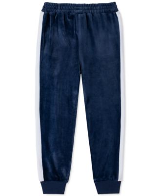 tommy hilfiger velour jogger pants