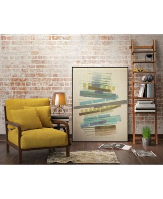 Giant Art 24" x 18" Balancing III Art Block Framed Canvas