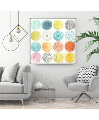 Giant Art 20" x 20" Pattern Pop I Art Block Framed Canvas