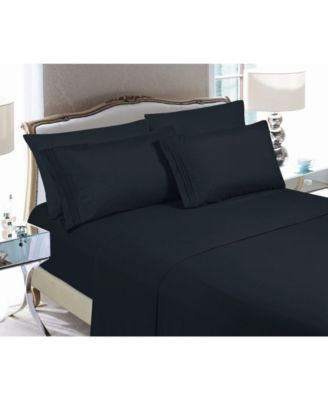 Elegant Comfort Luxury Soft Solid Sheet Sets Bedding In Purple