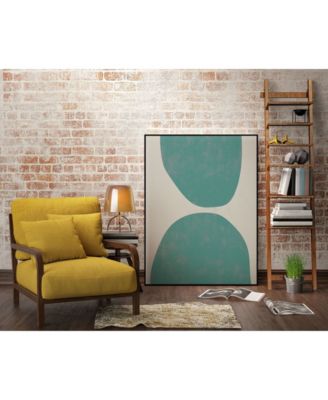 14" x 11" Jet Pack IX Art Block Framed Canvas