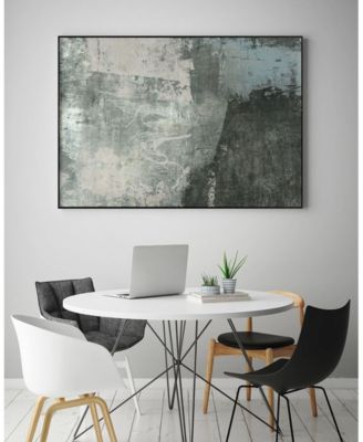 14" x 11" I Art Block Framed Canvas