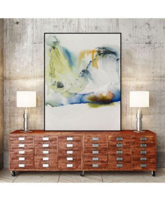 14" x 11" Abstract Terrain I Art Block Framed Canvas