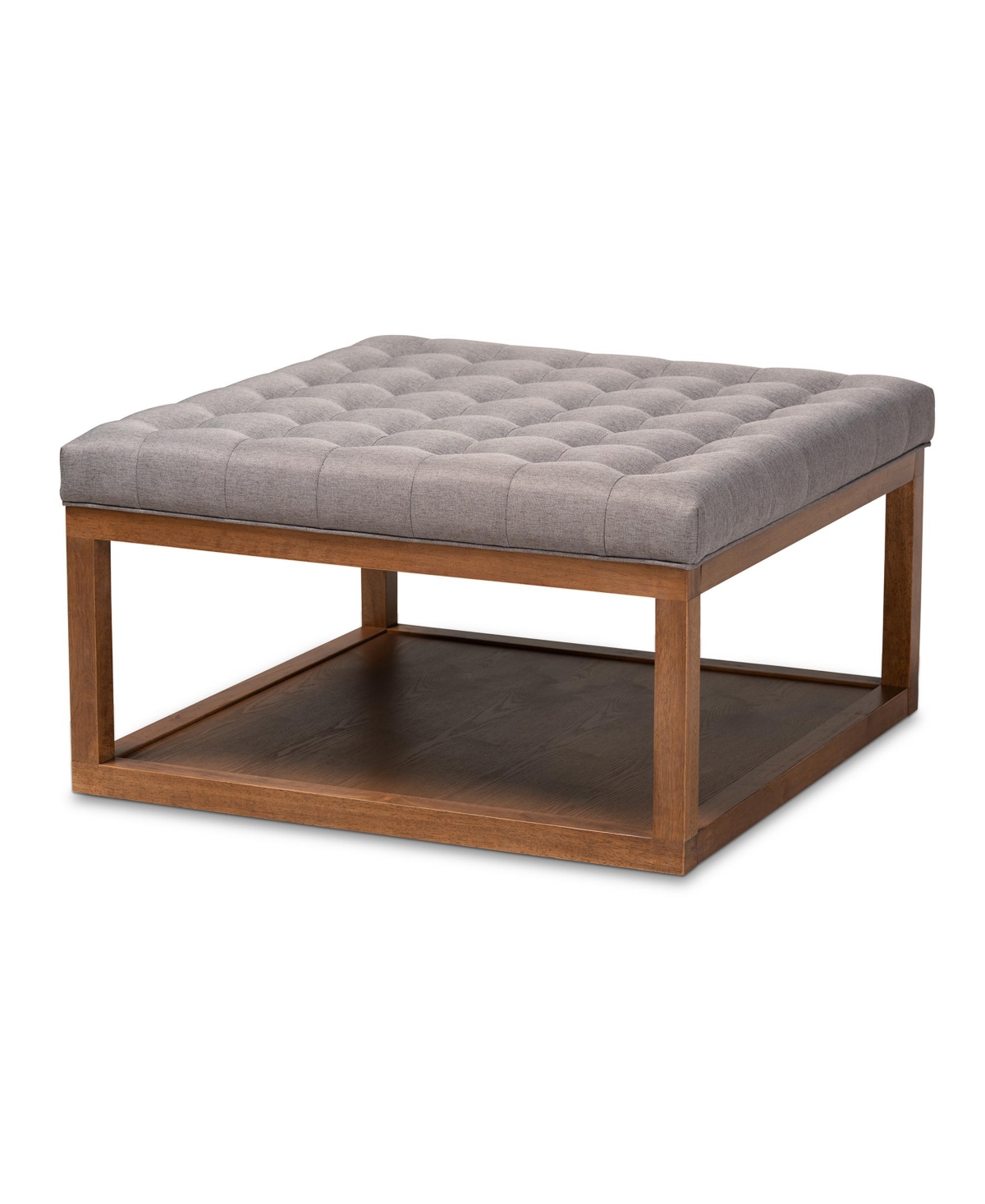 Furniture Alvere Ottoman In Grey