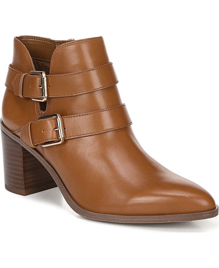Franco sarto top leather strap booties