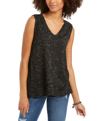 Style \u0026 Co V-Neck High-Low Tank Top 