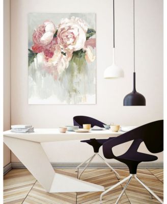 40" x 30" Peonies Museum Mounted Canvas Print