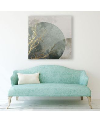 20" x 20" Mid Night I Museum Mounted Canvas Print