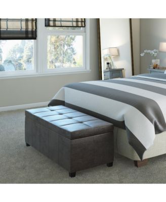 Castleford Transitional Rectangle Storage Ottoman