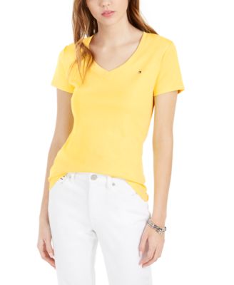 yellow tommy shirt