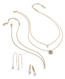 Gold-Tone Crystal Jewelry Separates