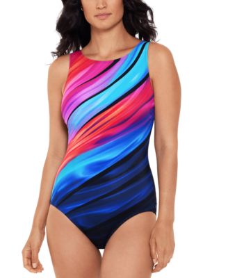 Reebok Marvel Attraction Printed One Piece Swimsuit Macy s