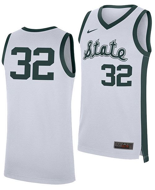 Nike Men S Michigan State Spartans Replica Basketball Retro Jersey