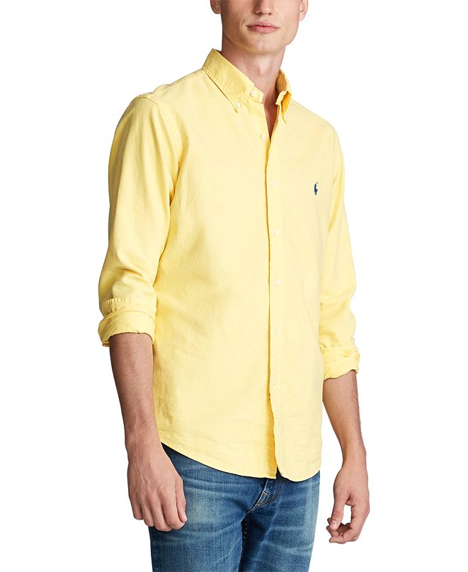 polo ralph lauren men's classic fit oxford button down shirt