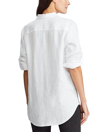 Lauren Ralph Lauren Linen Shirt & Reviews - Tops - Women - Macy's