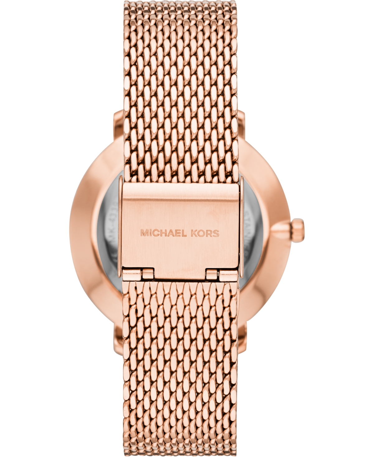 Shop Michael Kors Women's Pyper Rose Gold-tone Stainless Steel Mesh Bracelet Watch 38mm