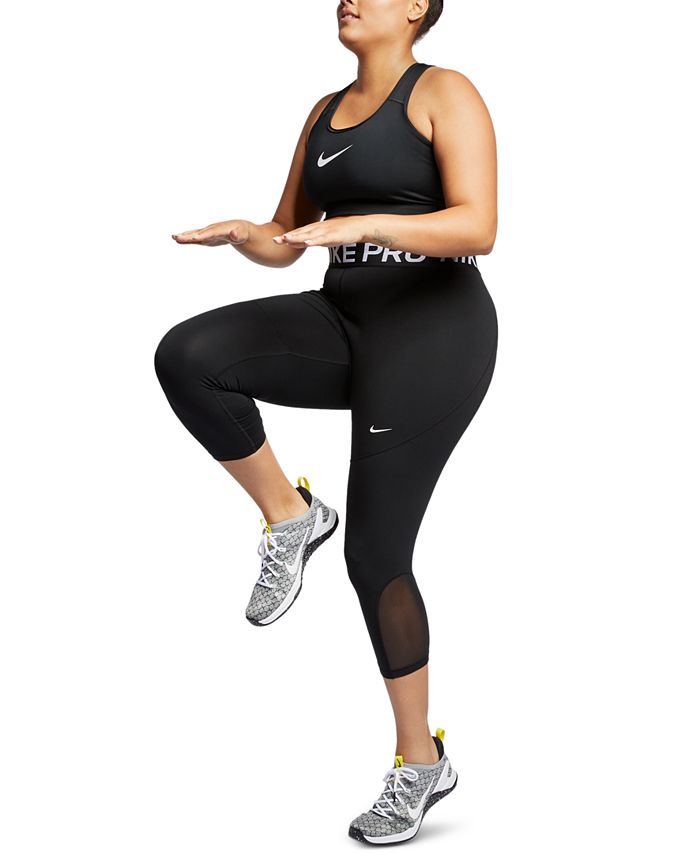 Nike Plus Size DriFIT MediumSupport Sports Bra & Reviews Activewear Plus Sizes Macy's