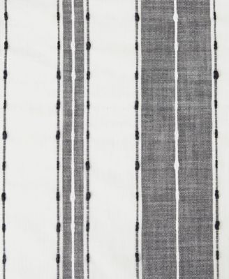 Textured Stripe Cotton Curtain Collection