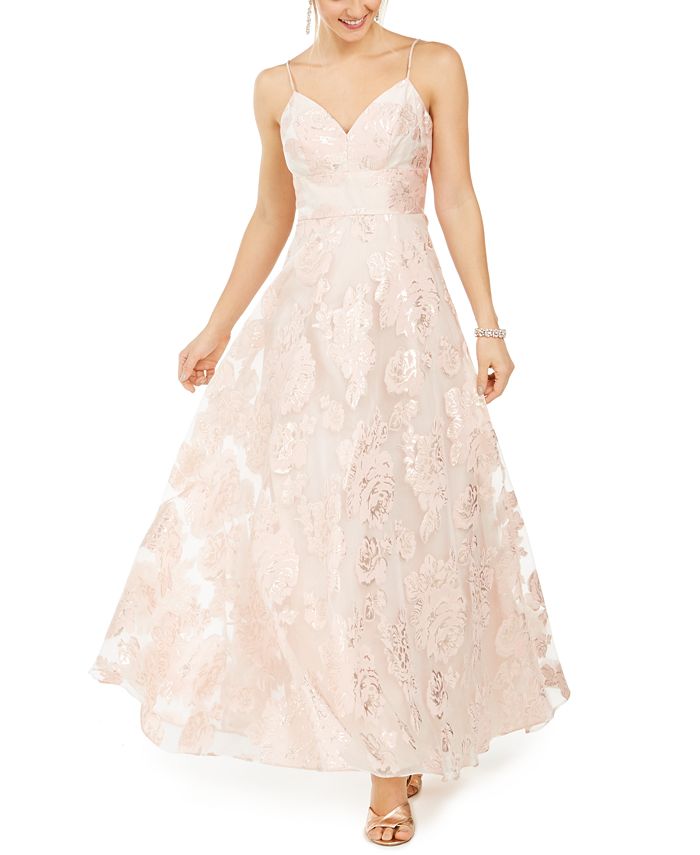 Eliza j sales floral ball gown