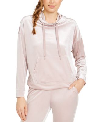 calvin klein performance velour hoodie