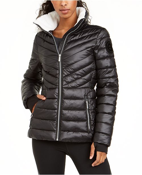 Calvin Klein Quilted Jacket Reviews Coats Women Macy S
